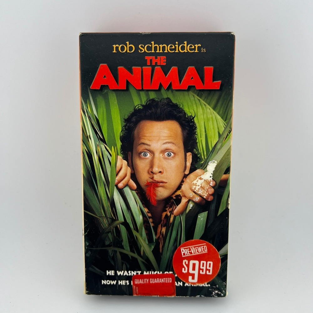 2001‎ The Animal VHS Rob Schneider Comedy Tape Rental Prop Collectible Display